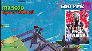 КАК Я ПОЧТИ ВЫИГРАЛ КУБОК ДИВИЗИОНА FNCS! | RTX 5070 + Ryzen 7 9800X3D | 500+ FPS | Режим произво...
