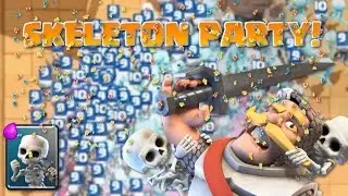 500+ SKELETONS!  WORLD RECORD?! //Clash Royale