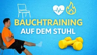 Bauchtraining auf dem Stuhl &ndash; einfache &Uuml;bungen f&uuml;r Anf&auml;nger & Einsteiger #beginner #training 