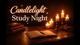Candlelight Study Night 🕯️ Calm Ambient Music for Deep Focus, Reading & Late-Night Work