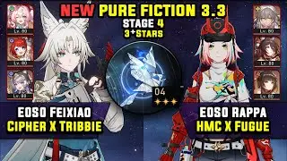 E0 Feixiao Carry W/ Cipher & E0 Rappa Break Carry (3 Stars) Pure Fiction 4 Honkai Star Rail 3.3