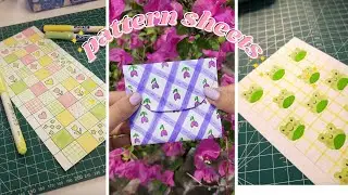 DIY PATTERN PAPER & ENVELOPES 💚💫🌷🎀 | Doms Brush Pen | Candid Khushleen| DIY Journaling Supplies💡😍