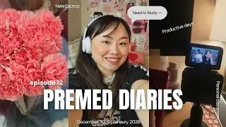 PreMed Diaries 12 | productive vlog, personal statement, days in my life