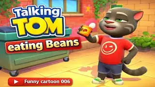 18 January 2026 | Talking tom eating beans 🫛 | Talking tom funny video 🤣😂😅😆
