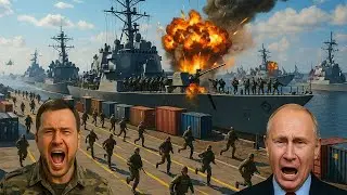 38 minutes ago, Russian largest port completely destroyed by Ukraine's brutal attack - Arma 3