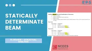 Statically Determinate Structure | FE EXAM STRUCTURES