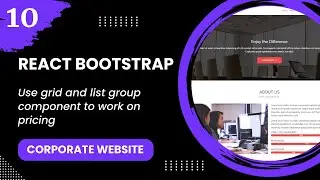 React Bootstrap #10 - Use grid and list group component to work on pricing