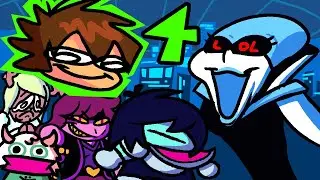 Zombiehand Deltarune stream Part 4 (With FrickinNic, KennyT06, and more)