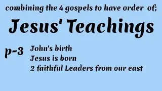 Jesus' Teaching from combining the 4 gospels p3