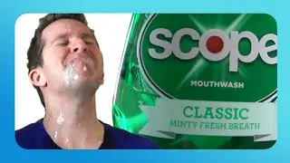 THE SCOPE CHALLENGE - gargle Scope Classic mouthwash for 30 seconds!