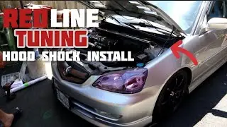 EM2/ES1 Redline Tuning hood shock install