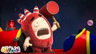 Space Race! Fix the Rocket! 🚀 | ODDBODS 😂 | Old MacDonald's Farm | Funny Cartoons for Kids