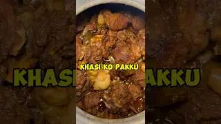 Mutton Pakku/ Khasi ko Pakku: Dashain special dish🤍 #shorts #tasteofnepal #nepalifood #khasikomasu
