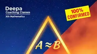 Deepa coaching classes Mathematics Xth Triangle chapter (BPT, Pythagoras and converse of Pythagoras)