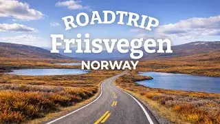 Autumn Roadtrip Across Friisvegen | Scenic Mountain Drive in Norway 4K