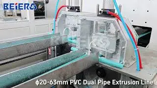 BEIER PVC Dual Pipe 20-63mm Extrusion Line