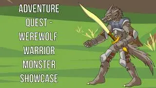 AdventureQuest - Werewolf Warrior Monster Showcase