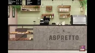 Modern Coffee Counter 3D Design Ideas | Stylish & Functional Cafe Furniture Concepts