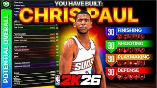 ЛУЧШАЯ 6-футовая сборка полубога Криса Пола &laquo;CP3&raquo; неуязвима в NBA 2K26!
