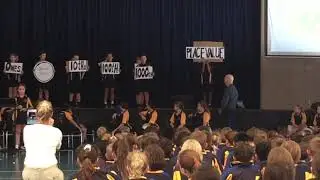Sean at Moggill State School assembly