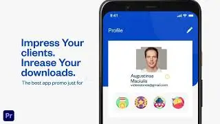 Mobile App Promo Video | Animation | Adobe Premiere Pro