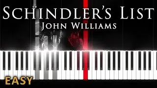 Schindler's List - John Williams [EASY PIANO]