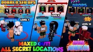 LOCALIZA&Ccedil;&Atilde;O BOSS SECRETO COMO DESBLOQUEAR TITULOS SECRETOS META! ANIME DOMINION 🚨 #roblox #ugphone