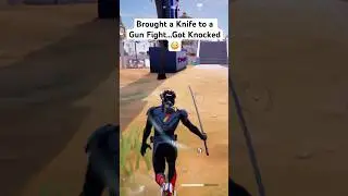 Brought a Knife to a Gun Fight&hellip;Got Knocked 😳 #fortniteclips #gaming #fyp