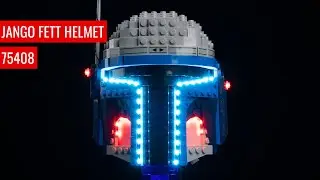 LED Light Kit for LEGO Jango Fett Helmet 75408 Light Kit