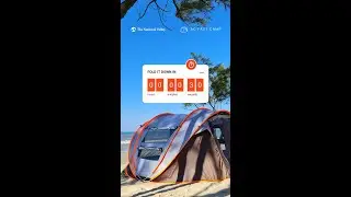 Fold this tent in less than 30 seconds! Buy yours now at: thenationalvalley.com #shorts