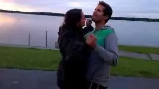 Ribnitz, večer pri Baltskom mori