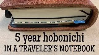 Slip Pocket Insert Hack & Tutorial | 5 Year Hobonichi in a Traveler’s Notebook