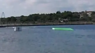 Incredible snowboard on sea, surfboard, waterboard, tavola surf mare