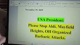 USA President: Please Stop Aldi, Mayfield Heights, OH Organized Barbaric Attacks.