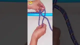 Easy Rope Knot 💡 DIY step by step tutorial