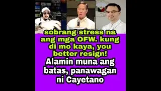 Galaw galaw Sec. DOQUE! Ubos na ang pundo ng OWWA. You better resign kung di mo na kaya! Banat By