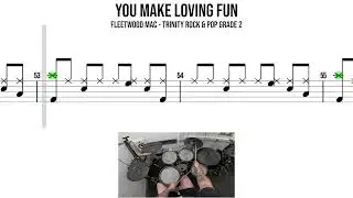 You Make Loving Fun &ndash; Fleetwood Mac &ndash; Trinity Rock & Pop Grade 2 | Прохождение игры на барабанах 🥁
