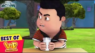 Doodh पीने का Competition! | Best Of Vir | 82 | Hindi Kahani | Wow Kidz Action | #spot