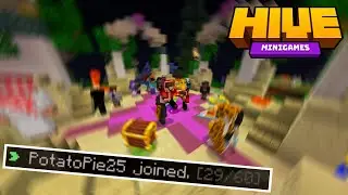 CUSTOM SERVERS ON THE HIVE - Swarms Update Early Preview (Hive Minecraft)