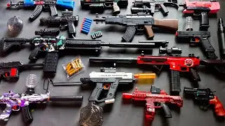Bongkar pasang mainan tembak,watergun elektrik,watergel,tembak watergel,pistol baretta soft bullet05