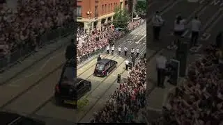 Ozzy Osbourne funeral procession in Birmingham #ozzyosbourne #ozzy #rip #funeral #Birmingham