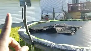 How to Assemble BouncePro 14ft Trampoline in Twi. Part 3
