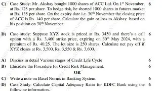 Case Study Short Hedge|MCOM SEM2 NEP 2025|Risk Management Mcom|❤️| Mumbai University Paper Solution|