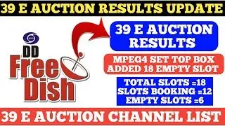 39 E AUCTION RESULTS ON DD FREE DISH