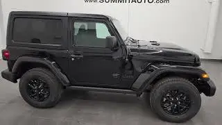 2023 JEEP WRANGLER FREEDOM EDITION 2 DOOR OSCAR MIKE BLACK 4K WALKAROUND 23J44 SOLD!