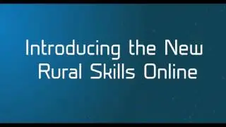 Introducing Rural Skills Online Prime