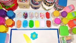 Satisfying Video l DIY How To Make colorful Crazy Crunchy Ice Slimes Shapes Jelly Gum ASMR