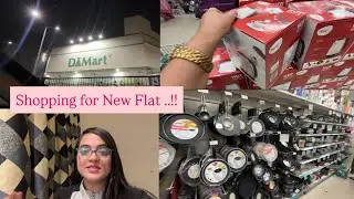 Shopping For Our New Flat | D-Mart Shopping |Home Essentials |Furniture | Daily vlog @Ank S Baghel 🦋