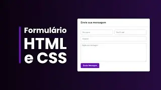 How to Create a Form with HTML and CSS (Complete Tutorial)