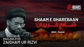 MAJLIS 13 | SHAM E GHAREEBAN |  10th MUHARRAM 1444H | Maulana Syed Zaigham Rizvi